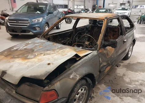 1990 Honda Civic Dx z USA, uszkodzony, nr VIN 2HGED6351LH550118